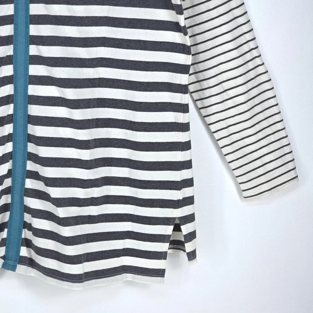Matilda Jane Just Imagine Marcelle Boat Neck Womens Medium Striped Nautical Cozy
